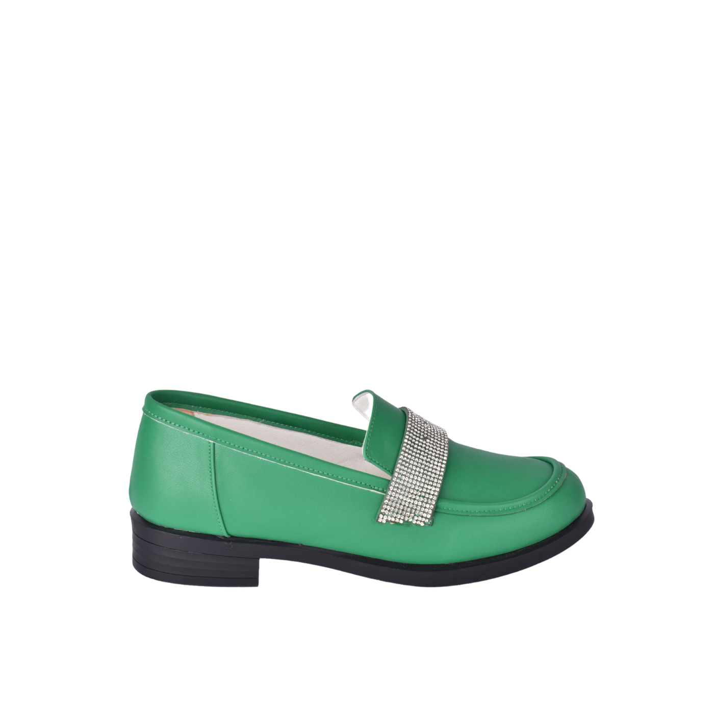 Leather Casual Loafer With Studs Melouk