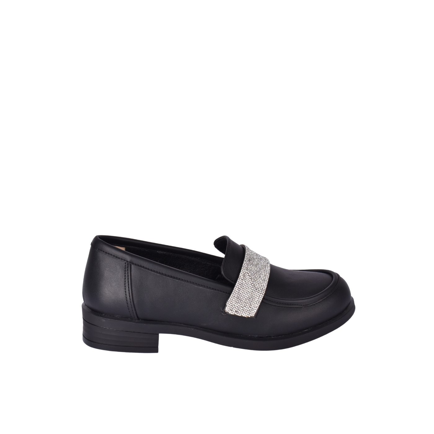 Leather Casual Loafer With Studs Melouk