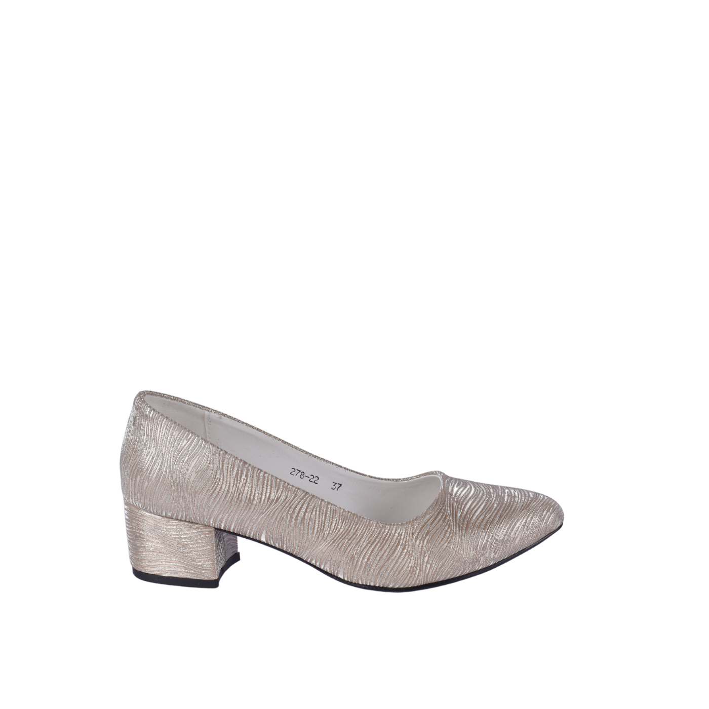 Pointed High Heels Pumps Gold Melouk