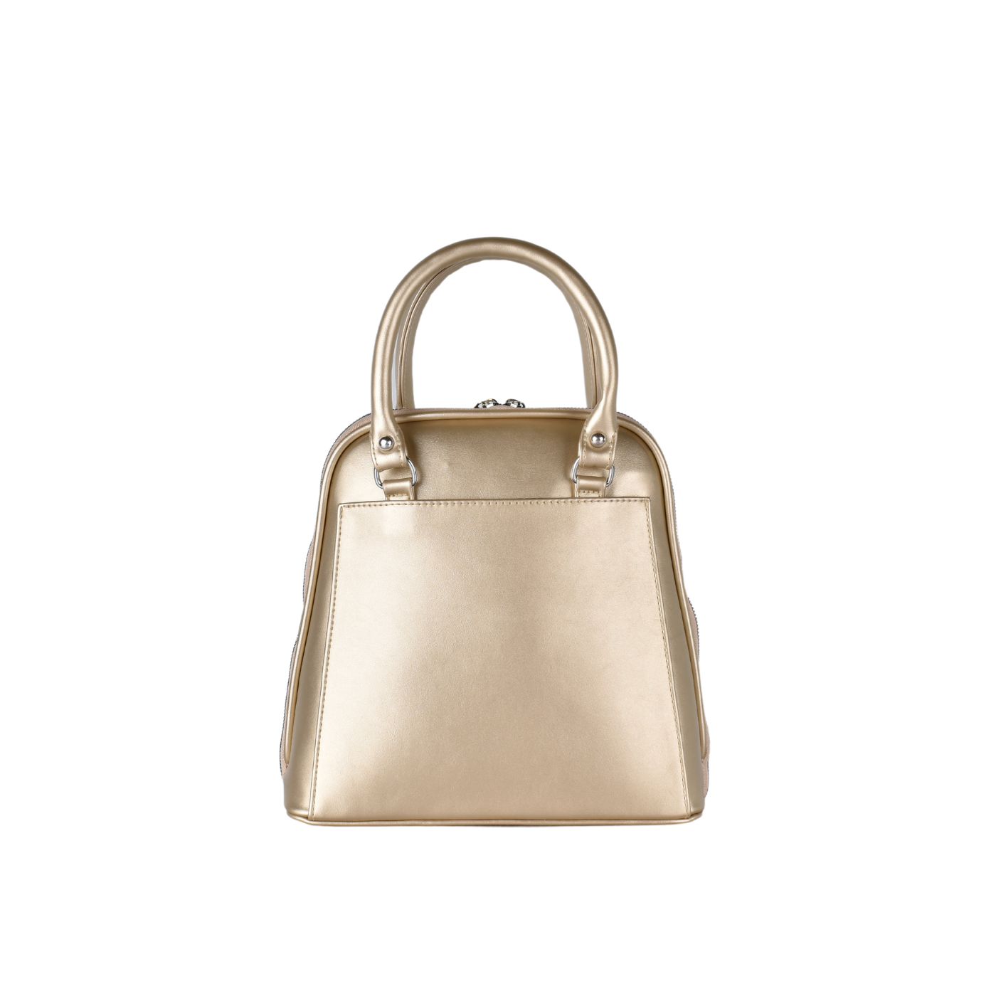 Leather Backpack Bag Gold Melouk