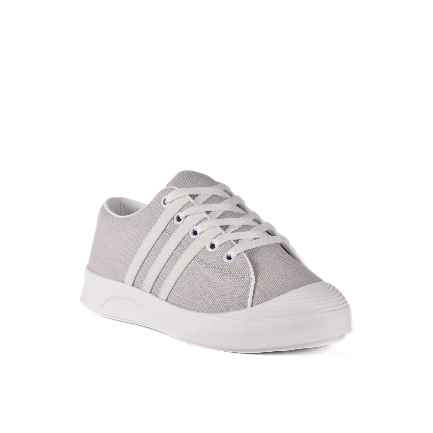 Fashionable Sneaker With Trims Gray Melouk