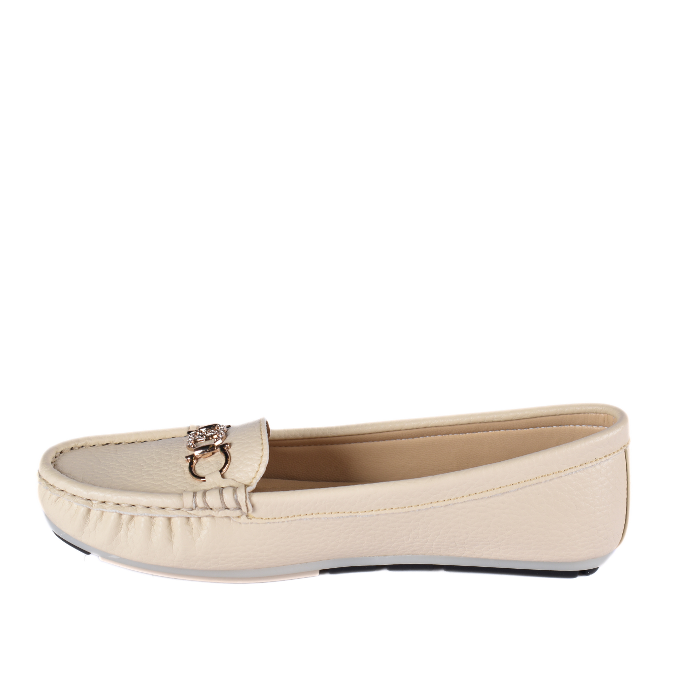 Leather Slip-On Flat Shoes Melouk