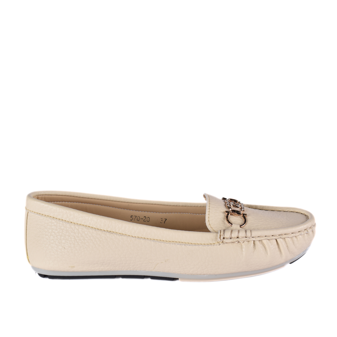 Leather Slip-On Flat Shoes Melouk