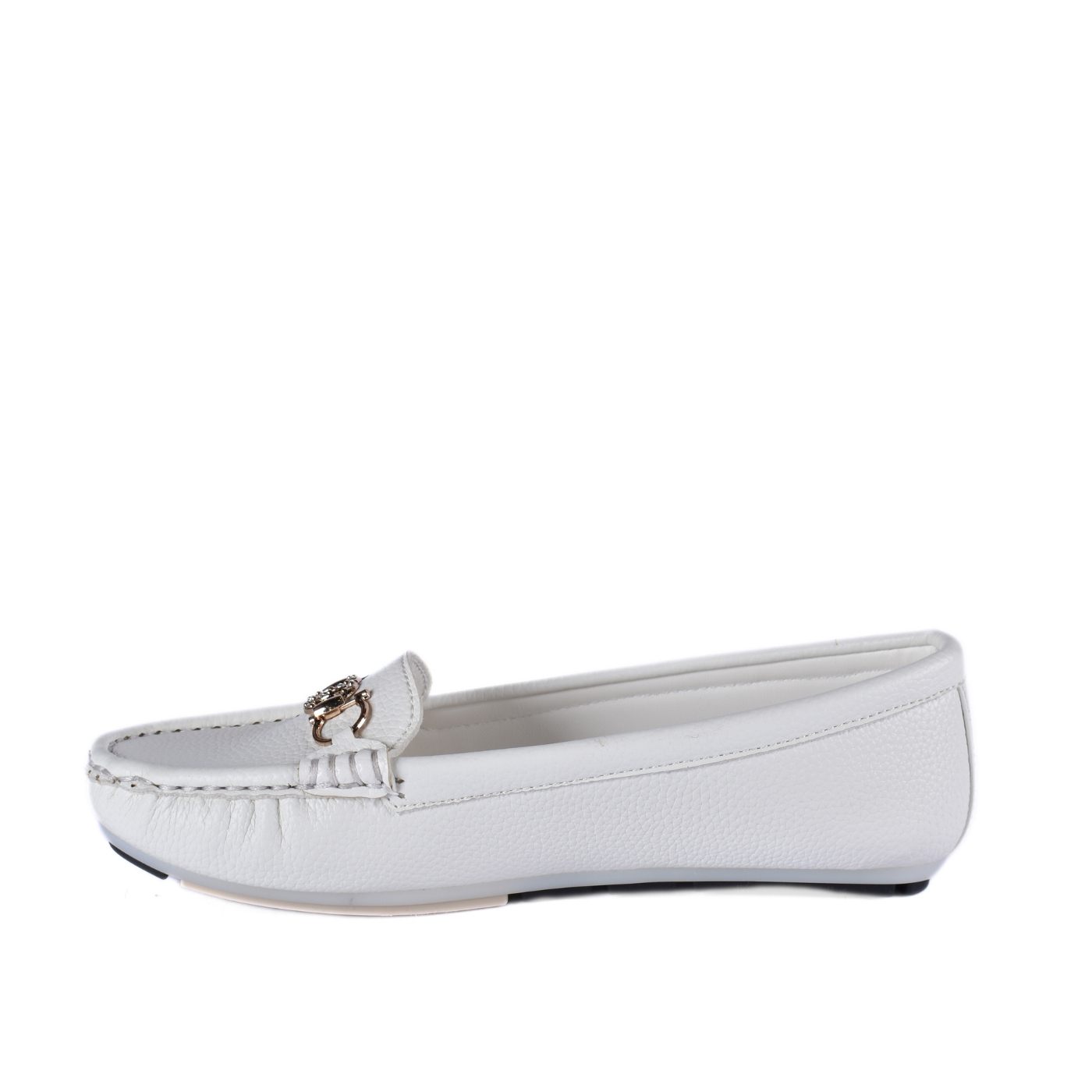 Leather Slip-On Flat Shoes Melouk