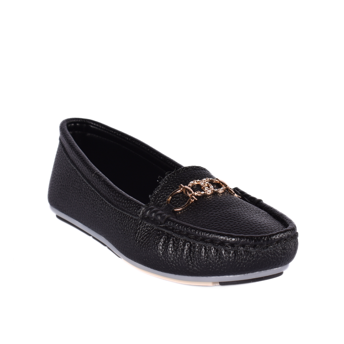 Leather Slip-On Flat Shoes Melouk