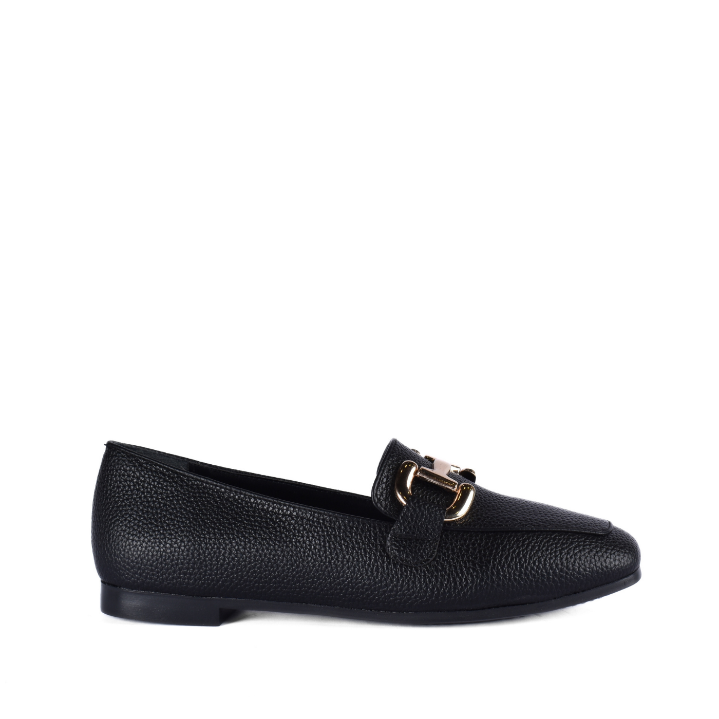 Basic Leather Shoe With Elastic Side Melouk