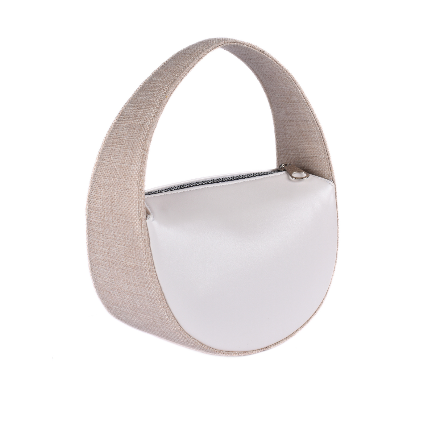 Reptile Simple Mini Hand Bag White Melouk