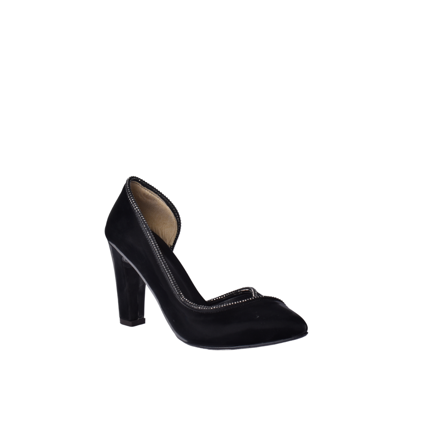 Decorative Pearls Pointed High Heels Pumps Melouk