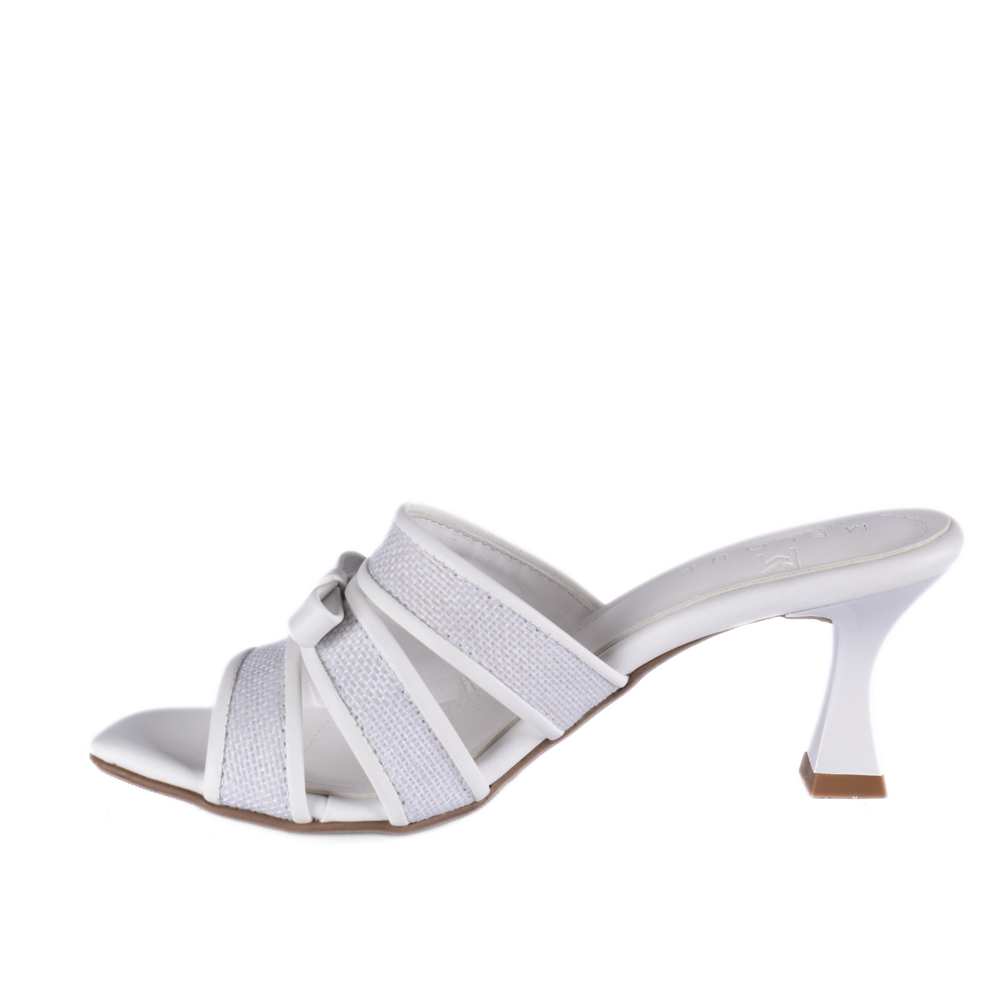 Embossed Leather Heel Slipper Melouk