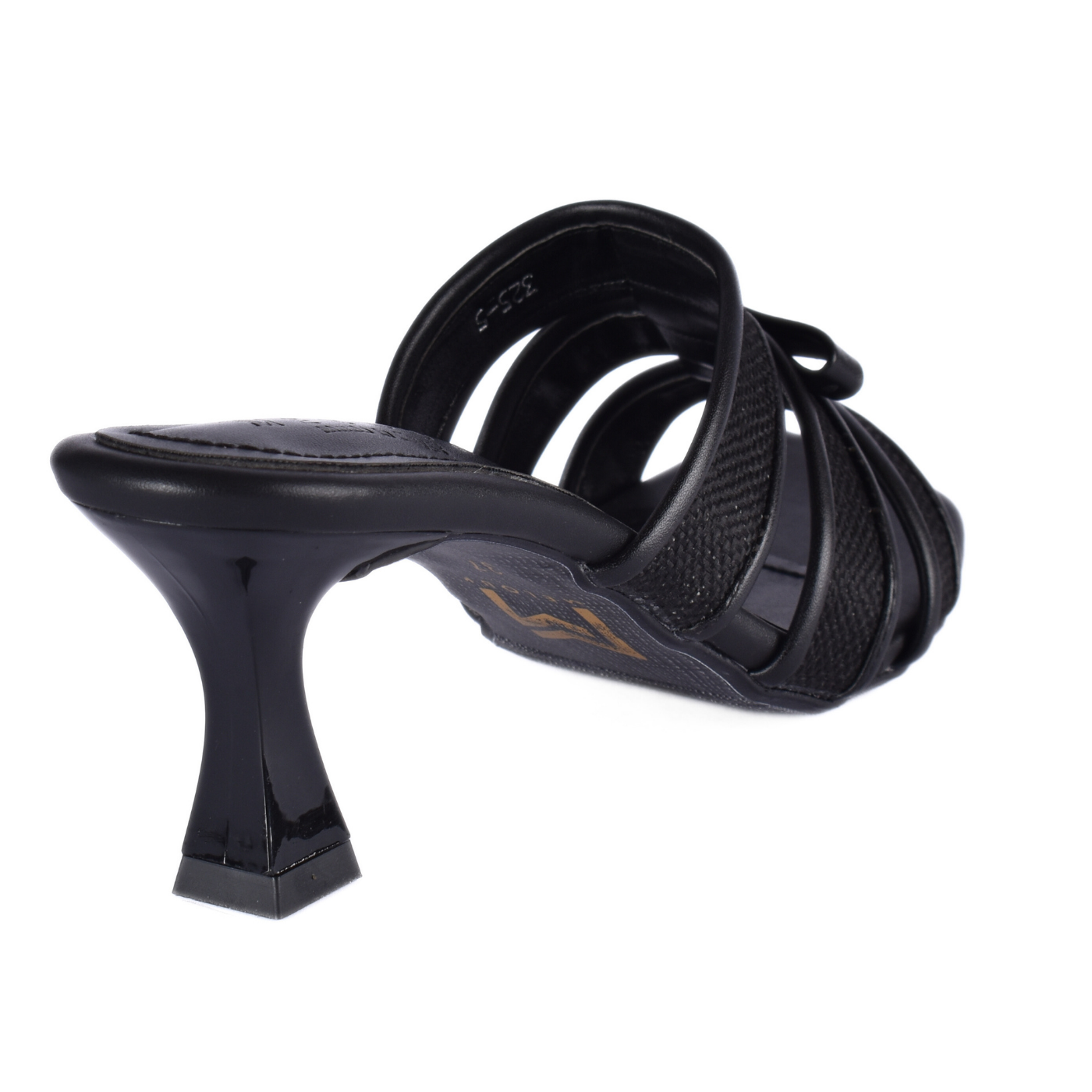 Embossed Leather Heel Slipper Melouk