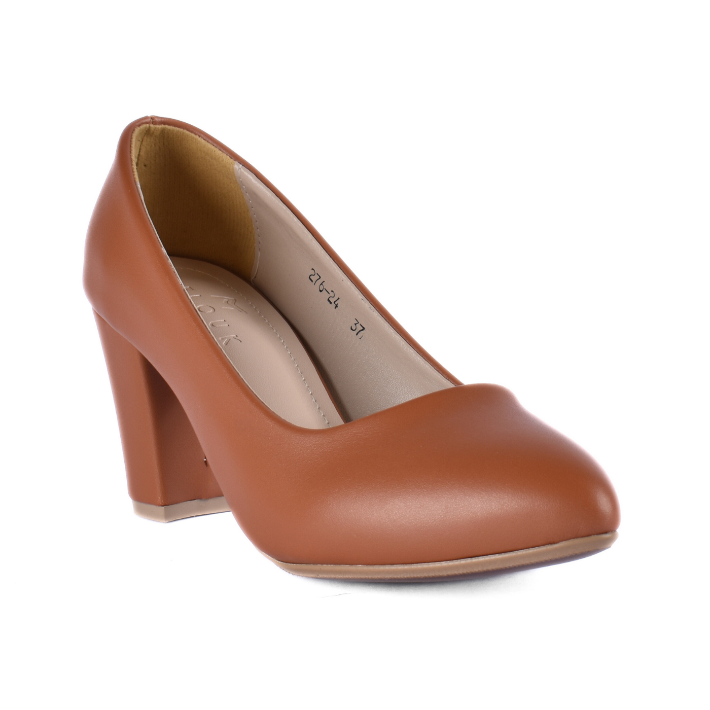 Basic Leather Shoe havana Melouk