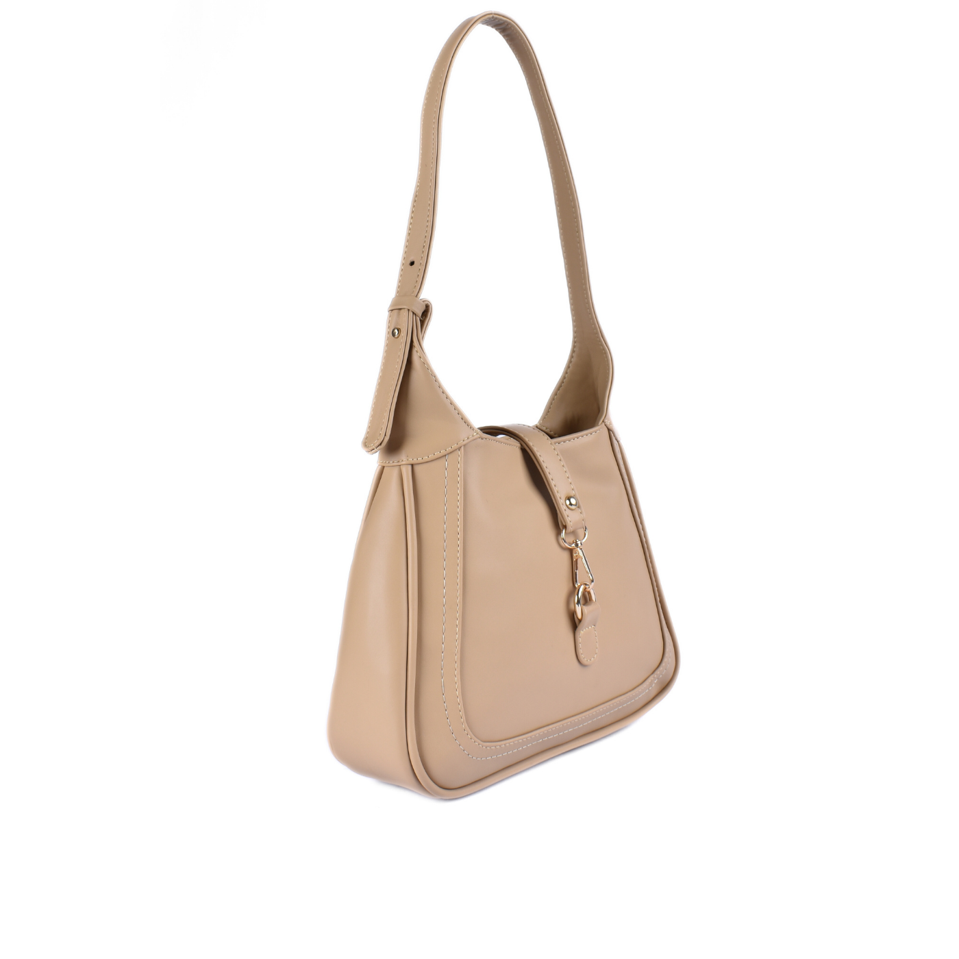 Simple Shoulder Bag Beige b171 Melouk