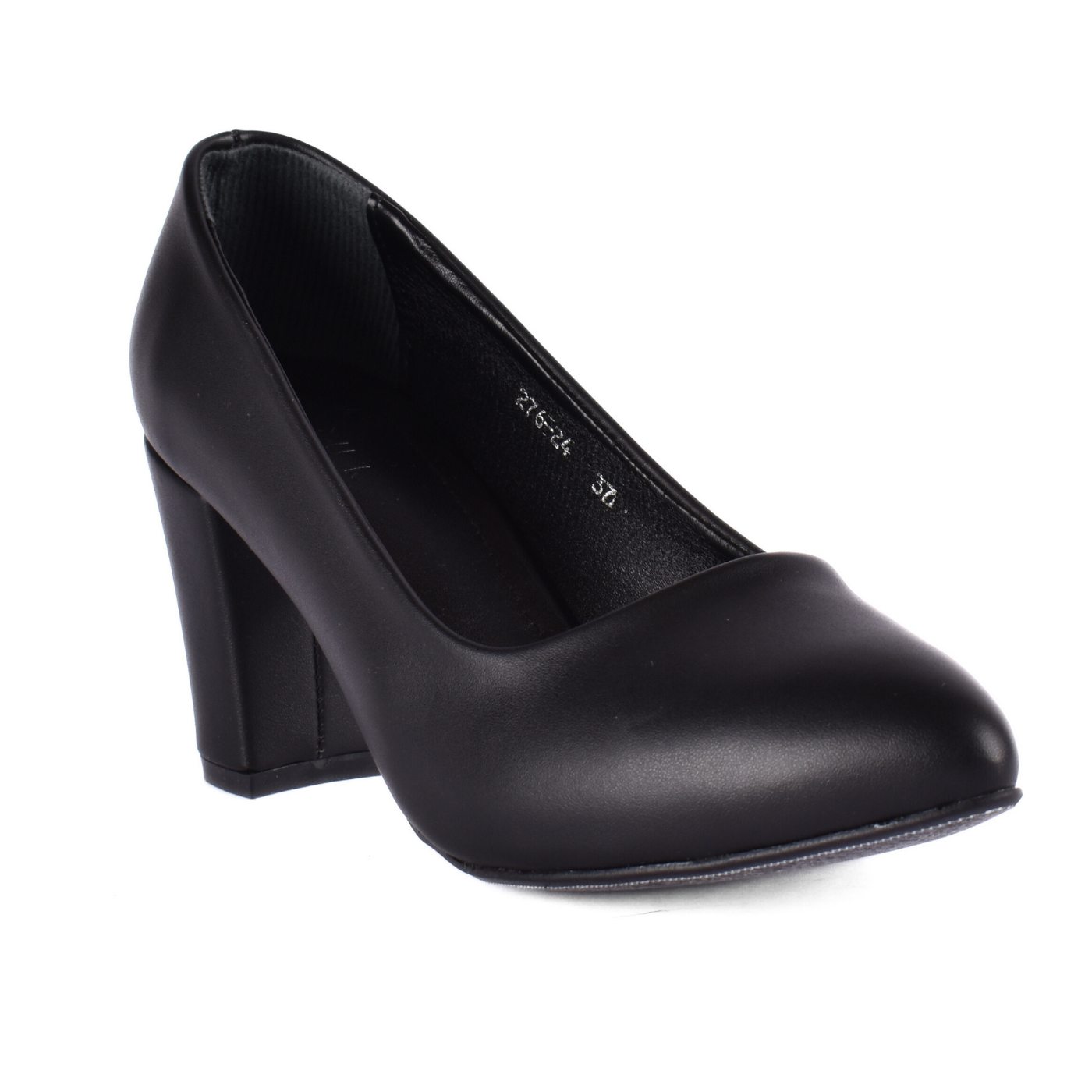 Basic Leather Shoe Black Melouk