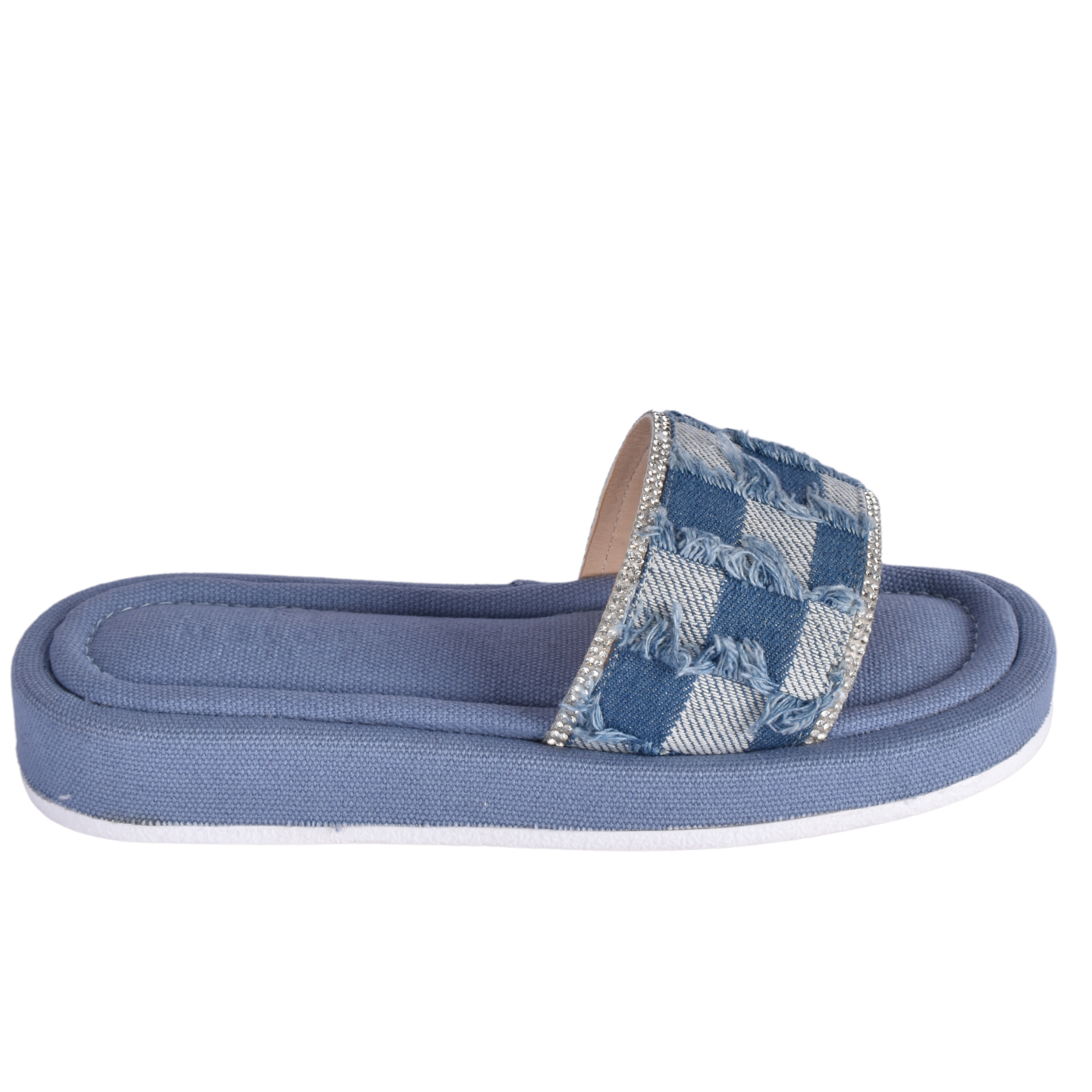 Textured Slide With Crystal Trim Melouk