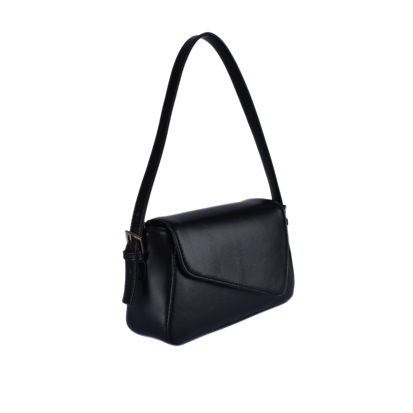 Simple Mini Shoulder Bag Black Melouk