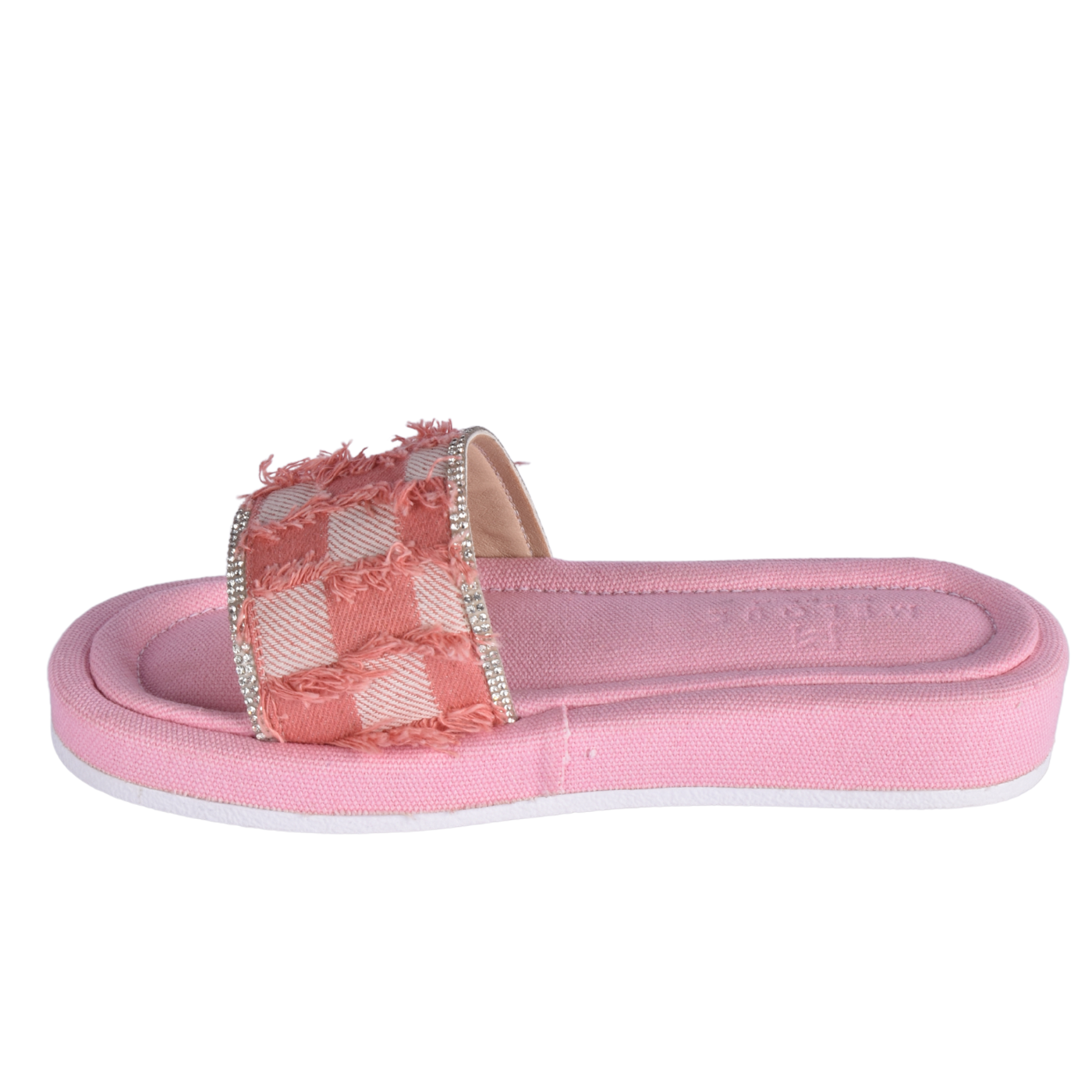Textured Slide With Crystal Trim Melouk