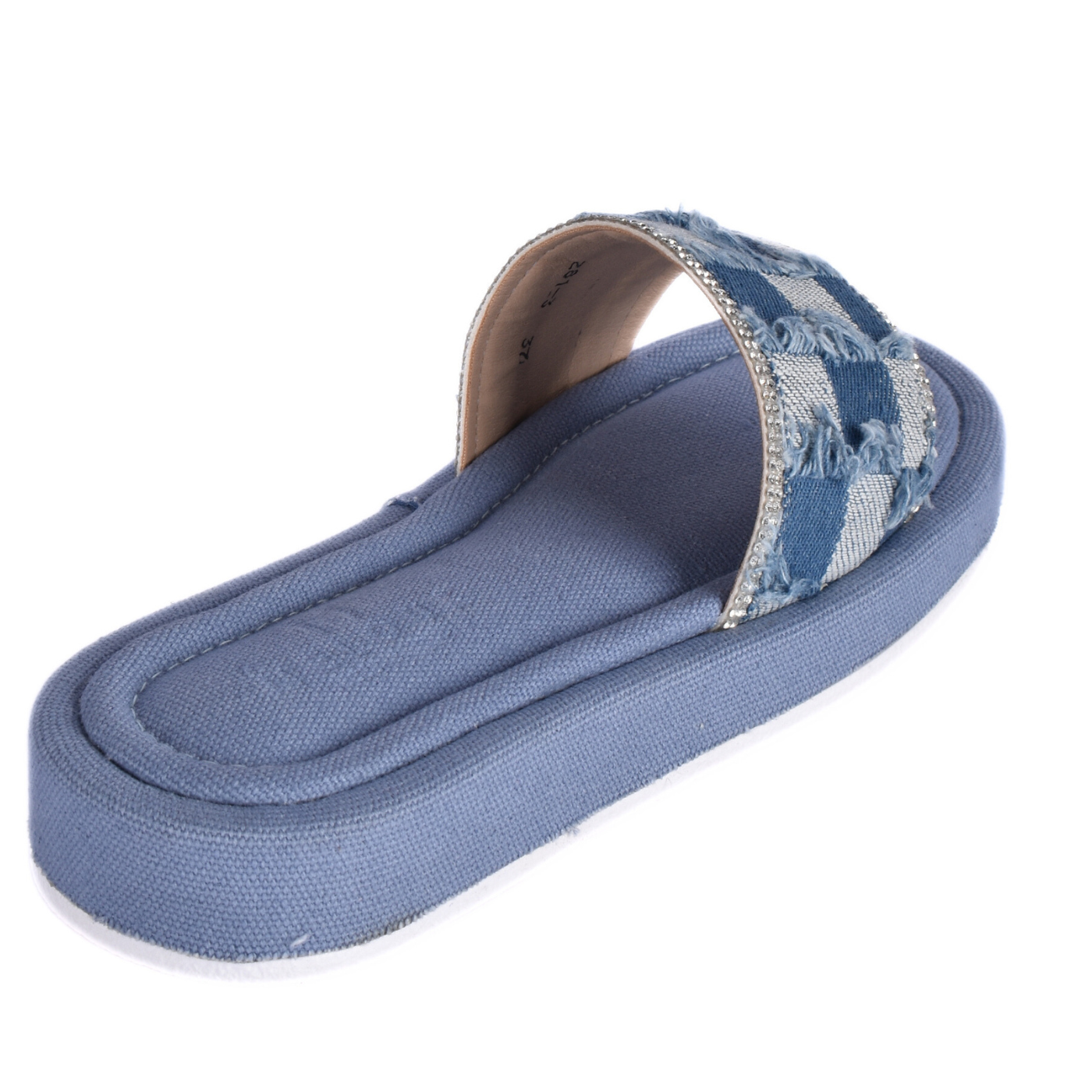 Textured Slide With Crystal Trim Melouk