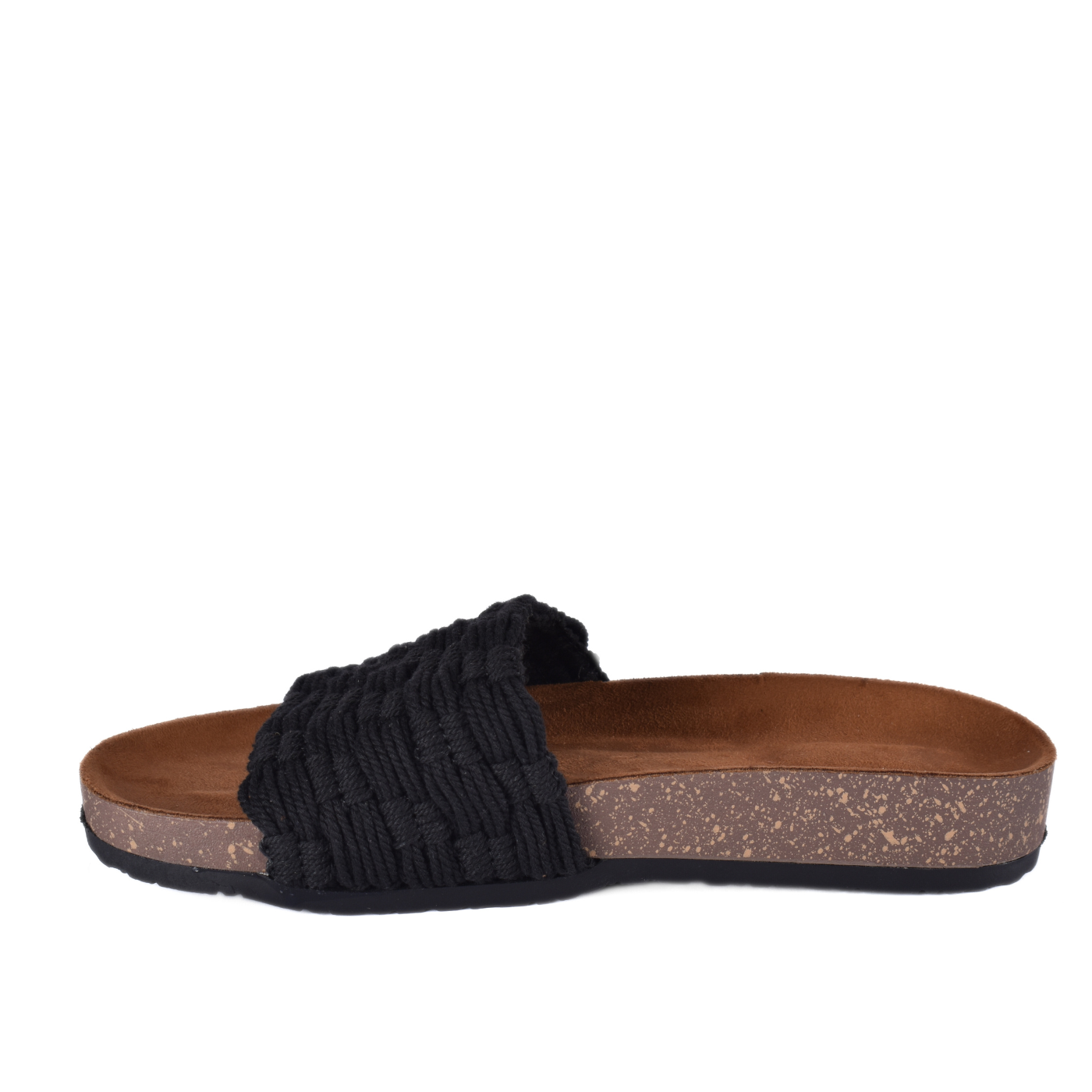 Embossed Leather Flat Slipper Melouk