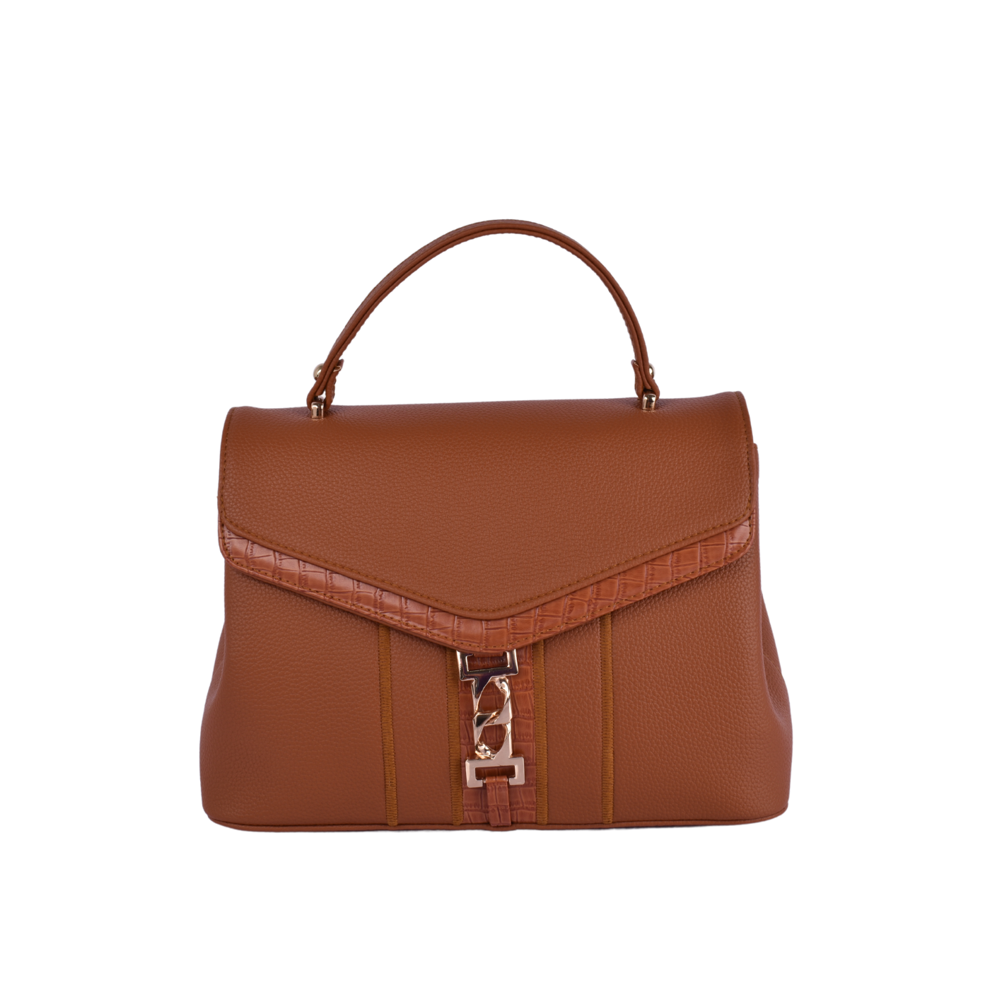 Double Pocket Handbag Havana Melouk