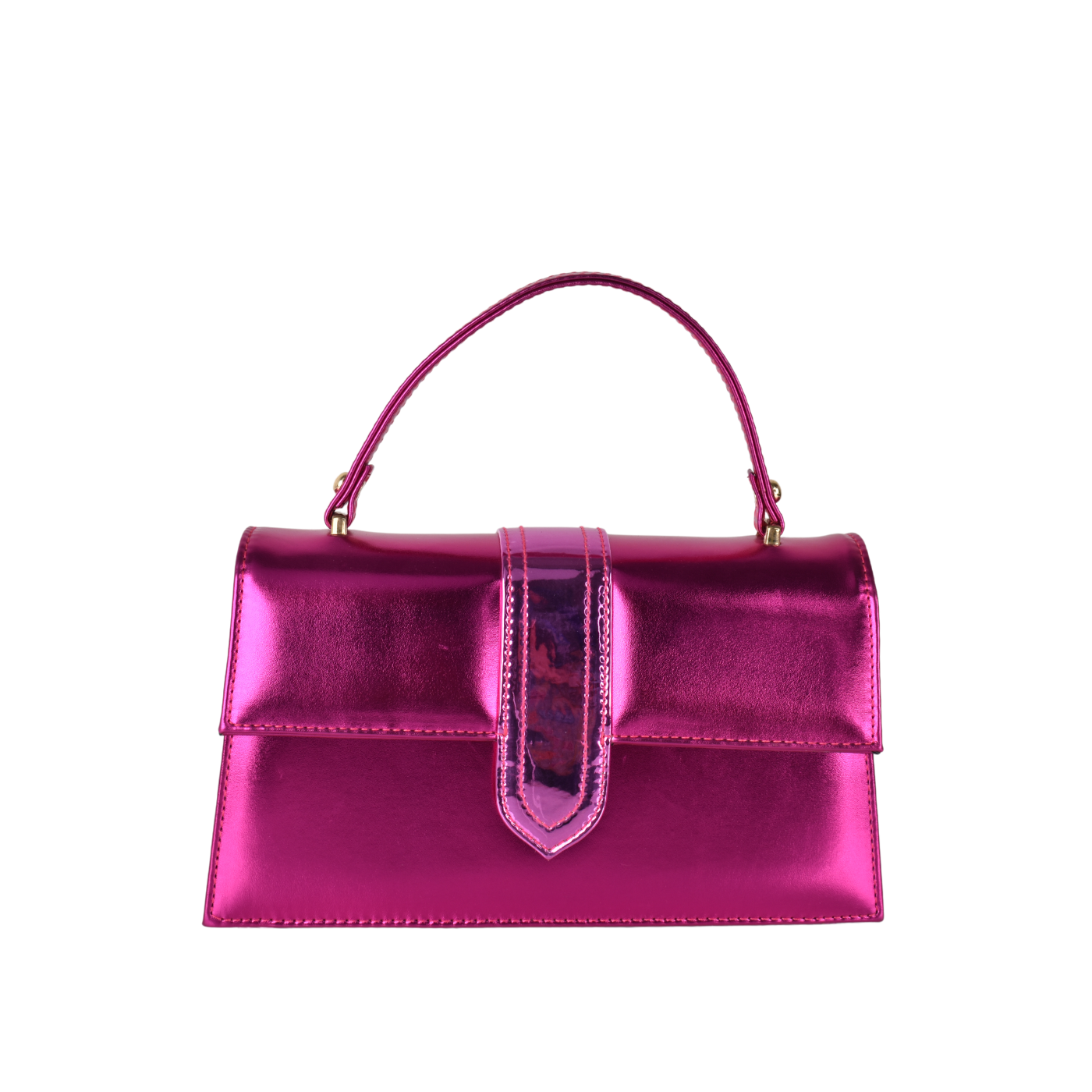 Handbag With Details Fuchsia Melouk