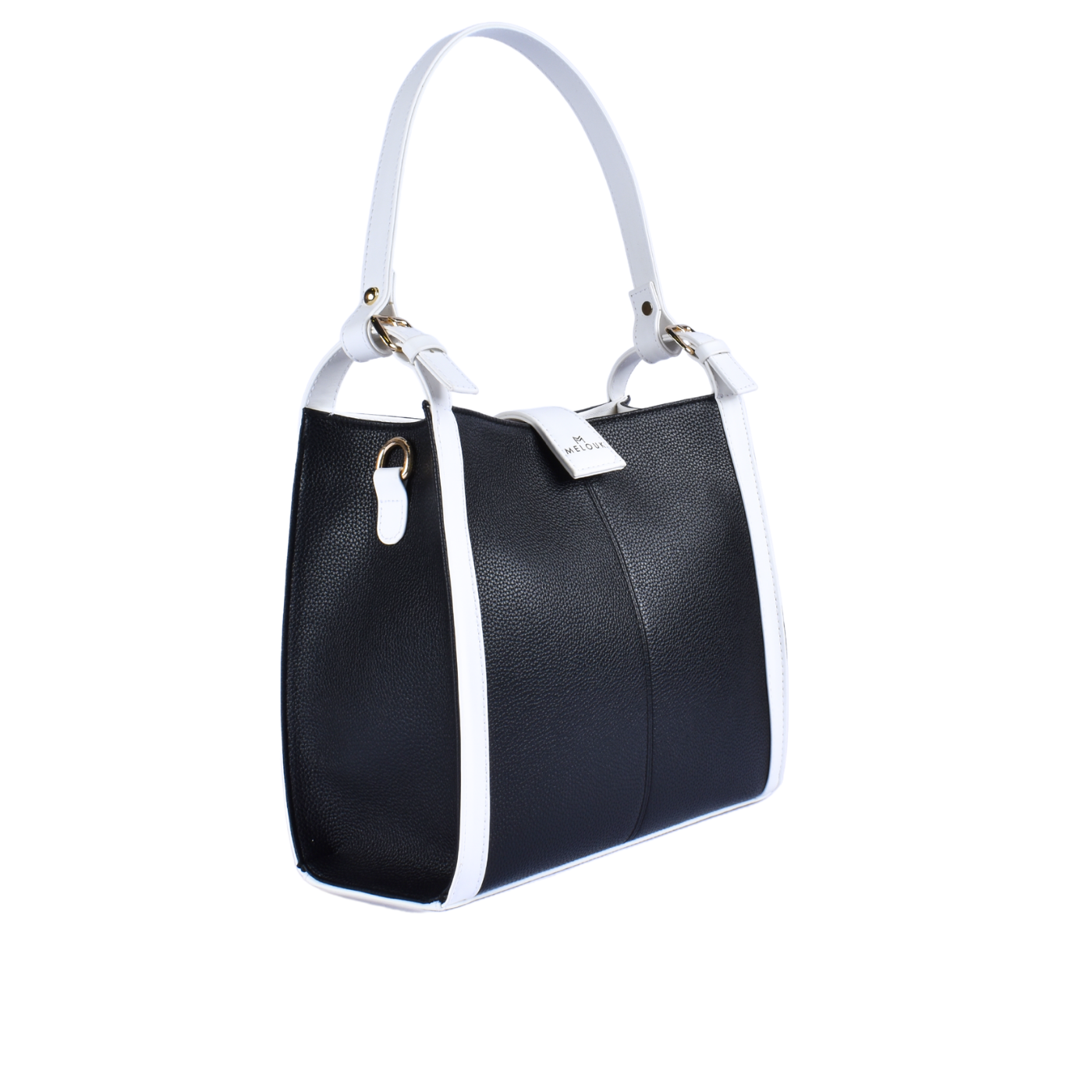 Simple Shoulder Bag Black Melouk