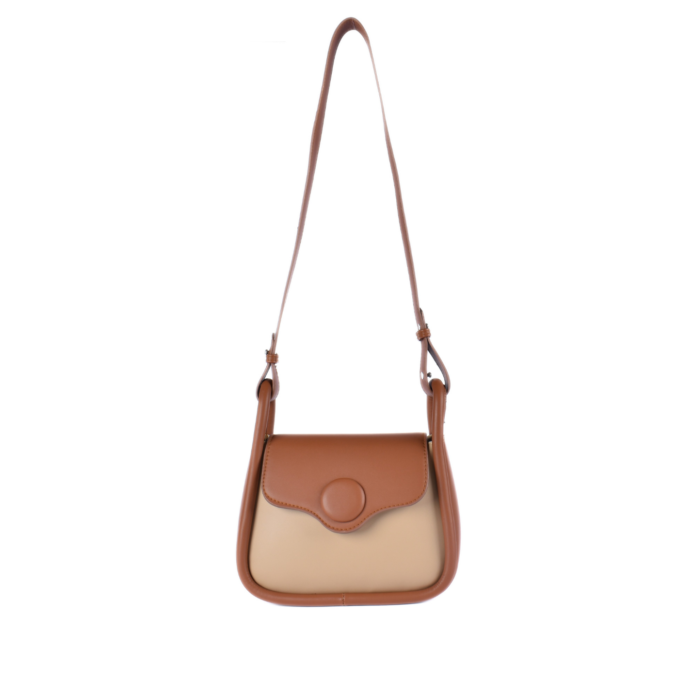 Mini Leather Cross Body Bag havana Melouk