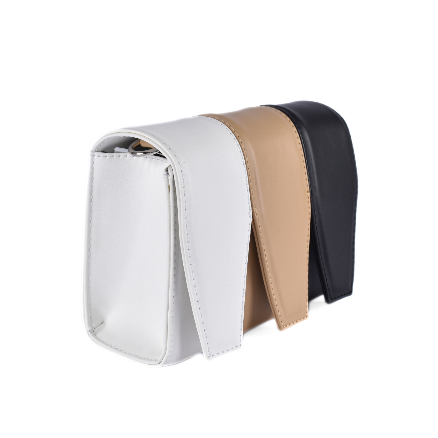 Leather Bag With Handle coffee Melouk
