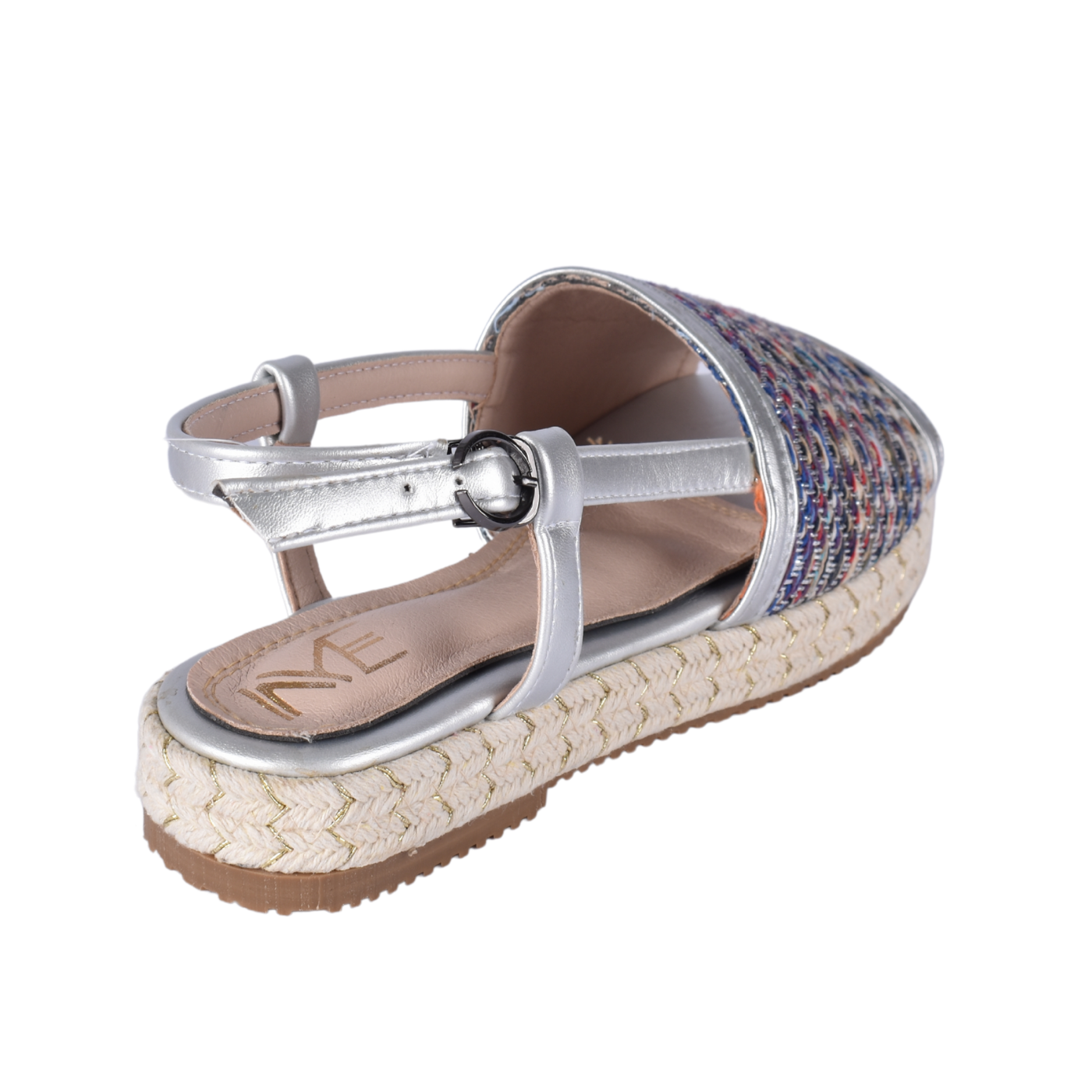 Braided, Beaded & Tassled Buckle Closure Wedge Sandals Melouk