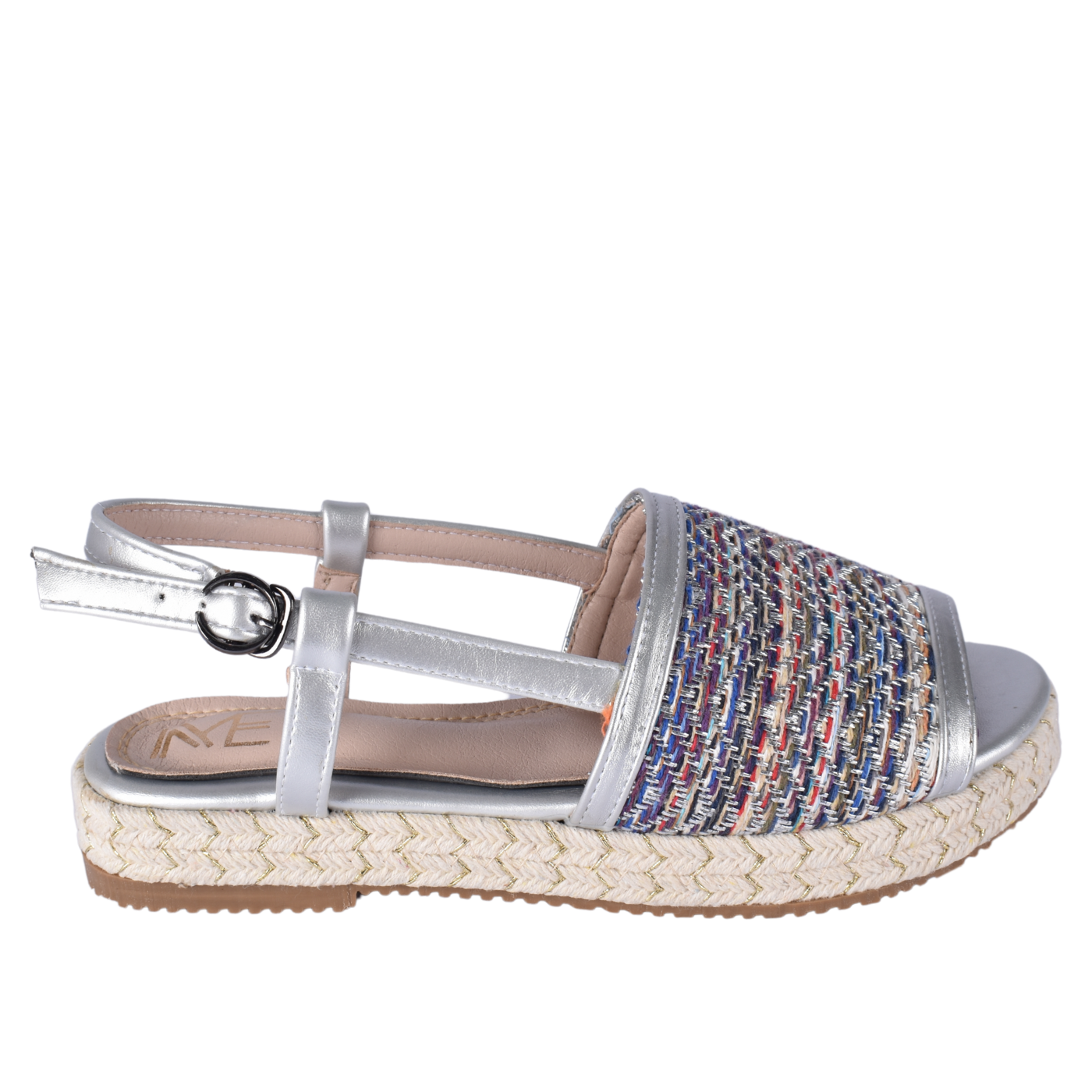 Braided, Beaded & Tassled Buckle Closure Wedge Sandals Melouk