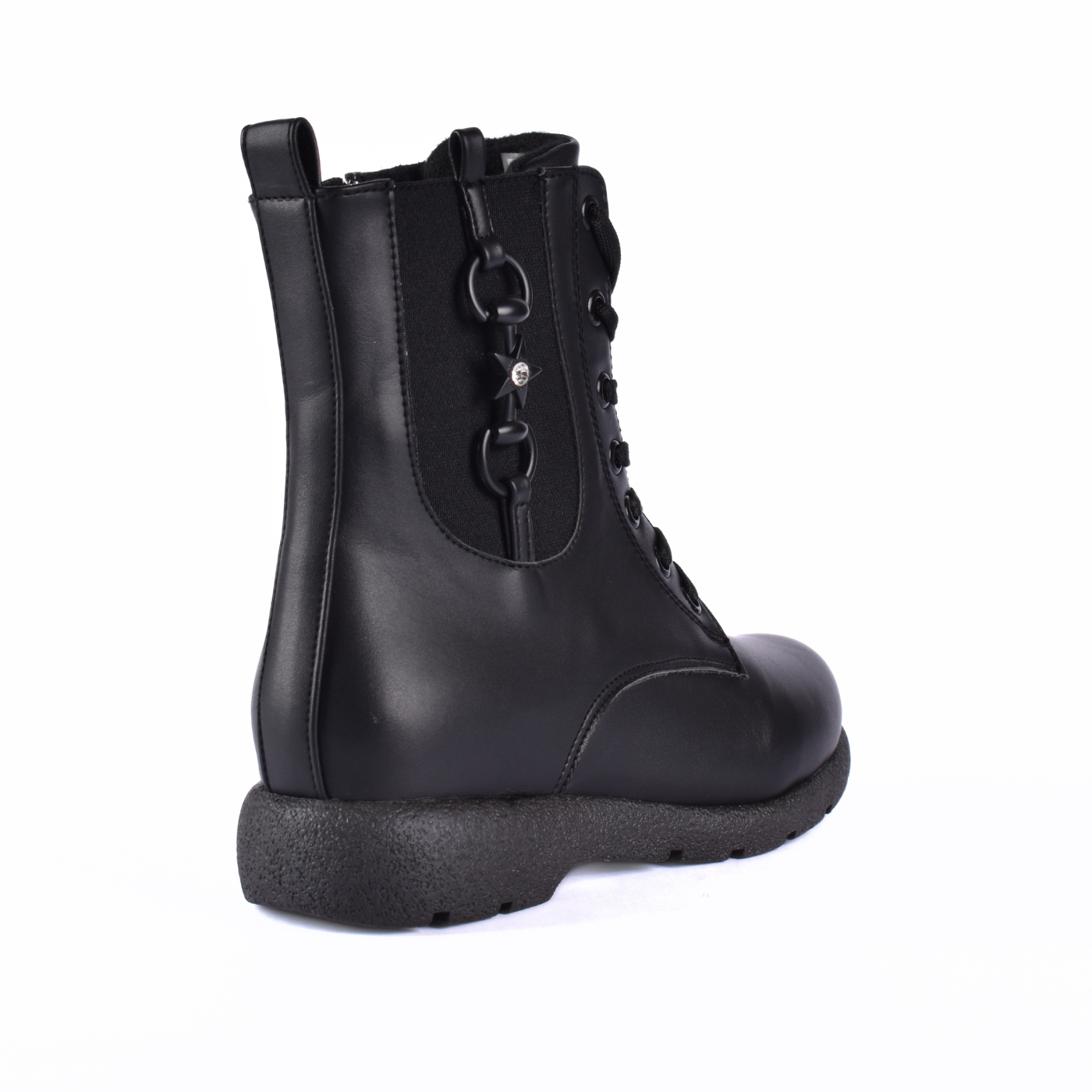 Leather Half Boots With Buckle Melouk