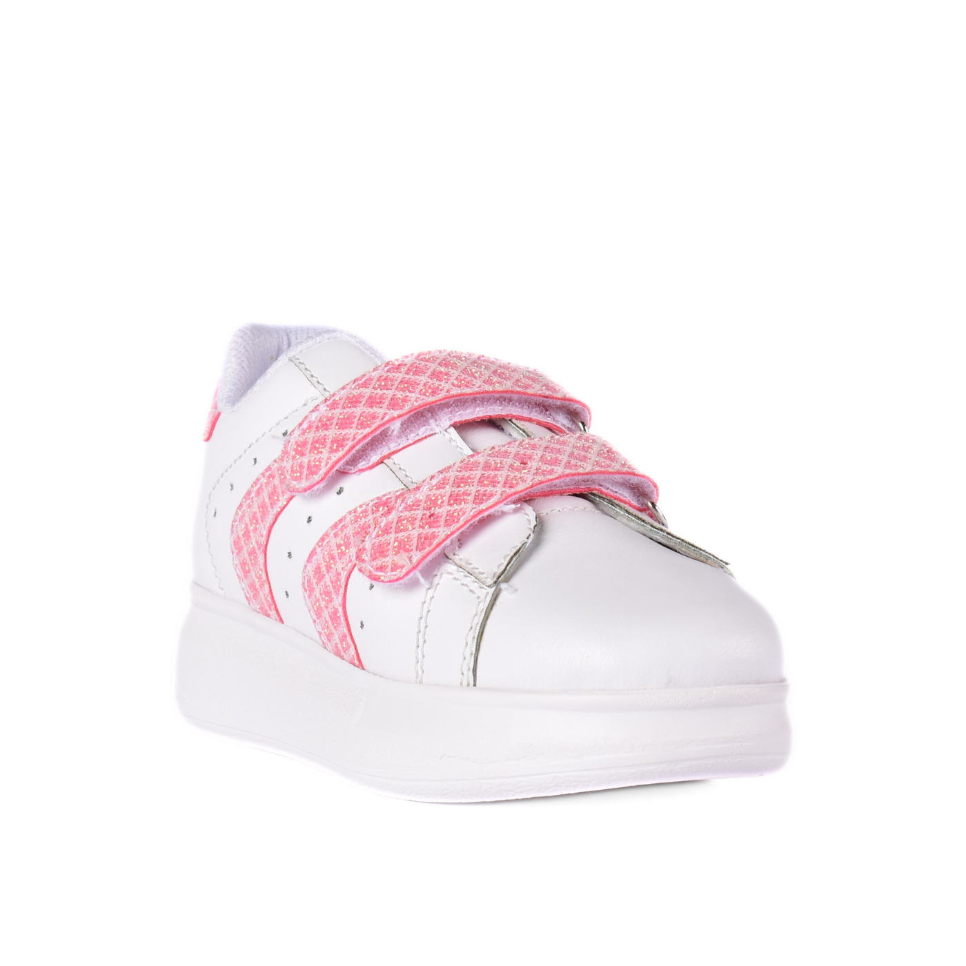 Double Strap Everyday Sneakers for Kids Pink Melouk