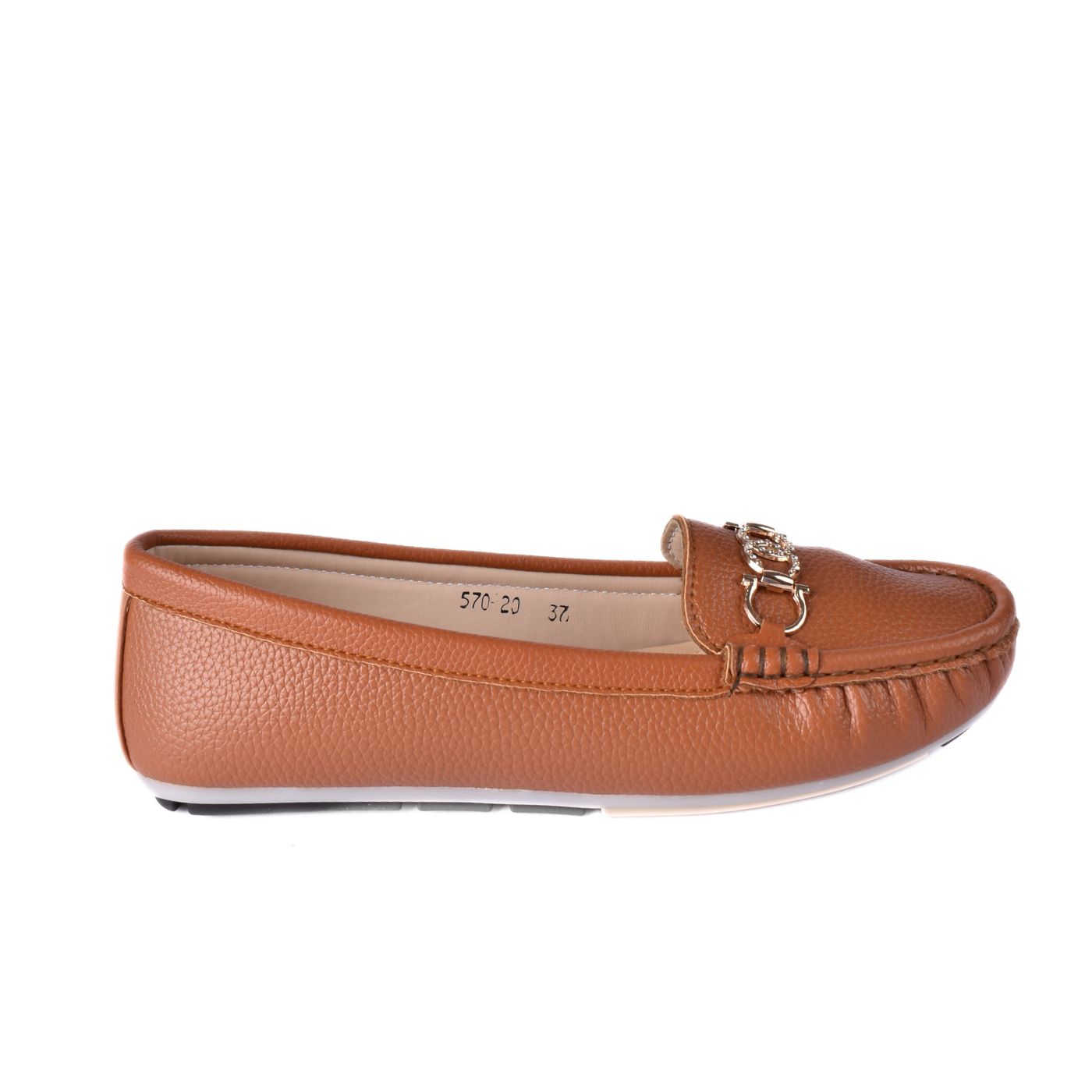 Leather Slip-On Flat Shoes Melouk