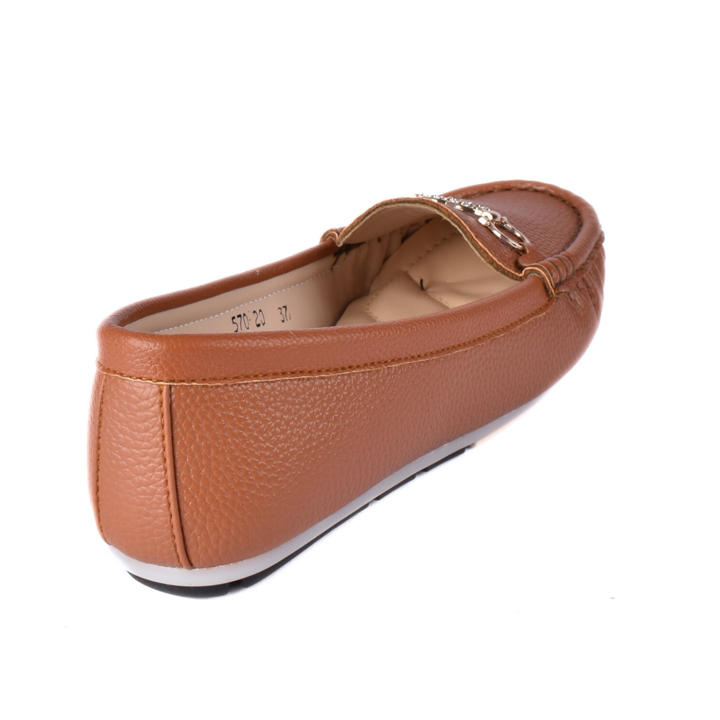 Leather Slip-On Flat Shoes Melouk