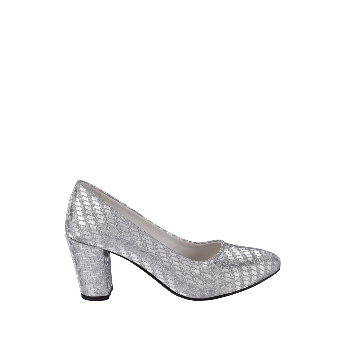 Strass High Heels Pumps Silver Melouk