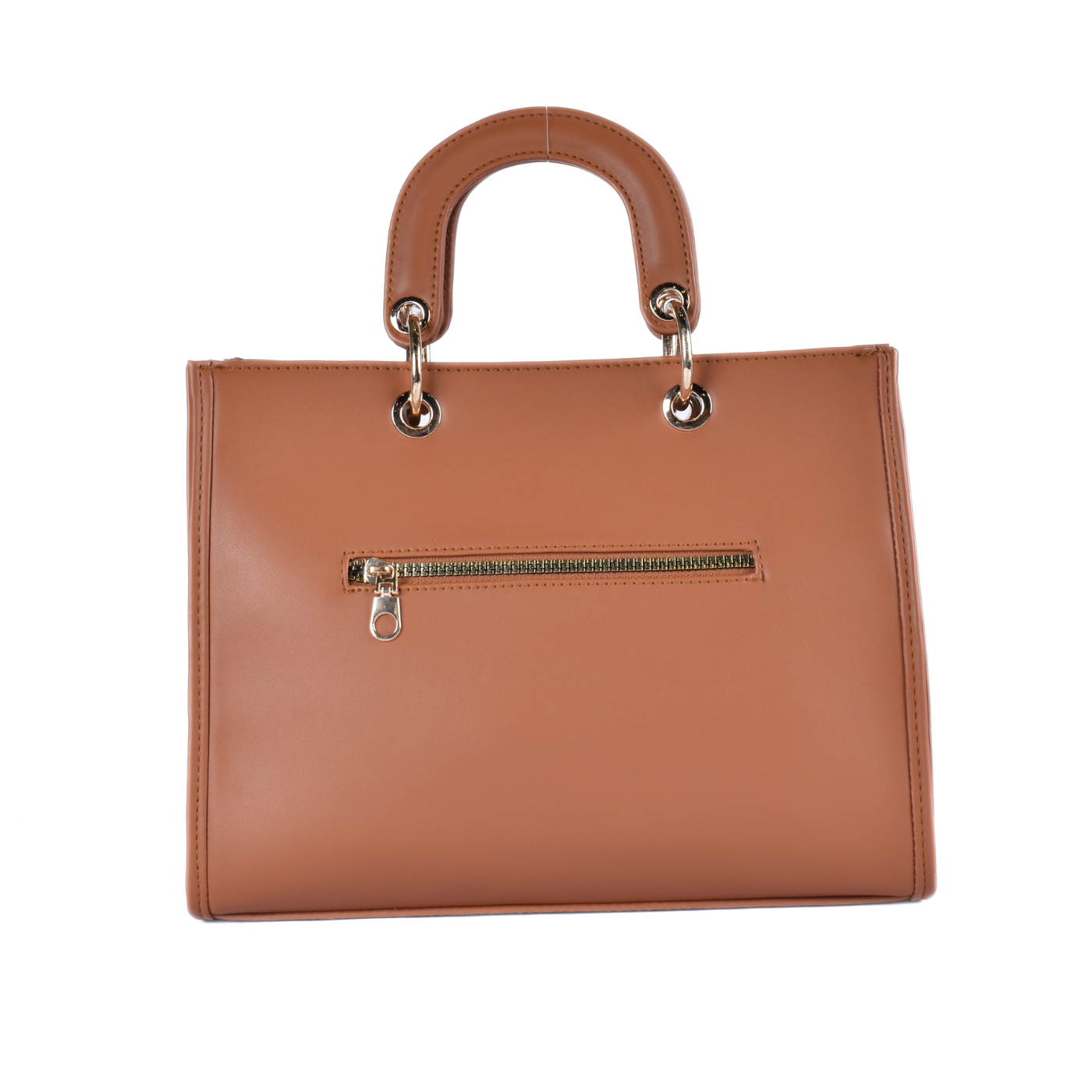 Lined Leather Handbag Melouk