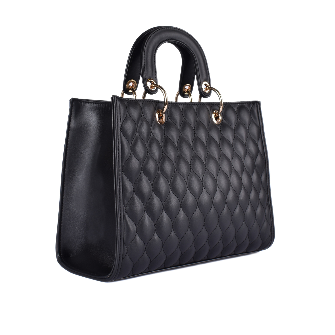 Lined Leather Handbag Melouk