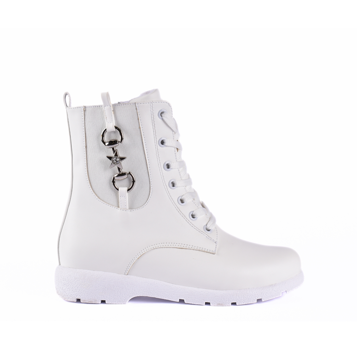 Leather Half Boots With Buckle Melouk
