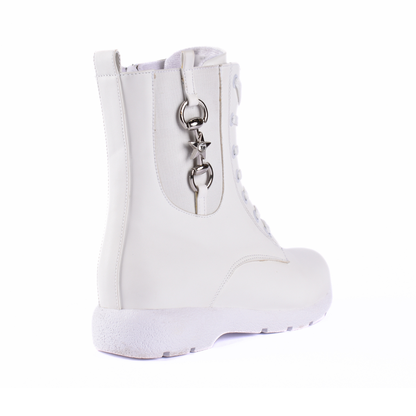 Leather Half Boots With Buckle Melouk