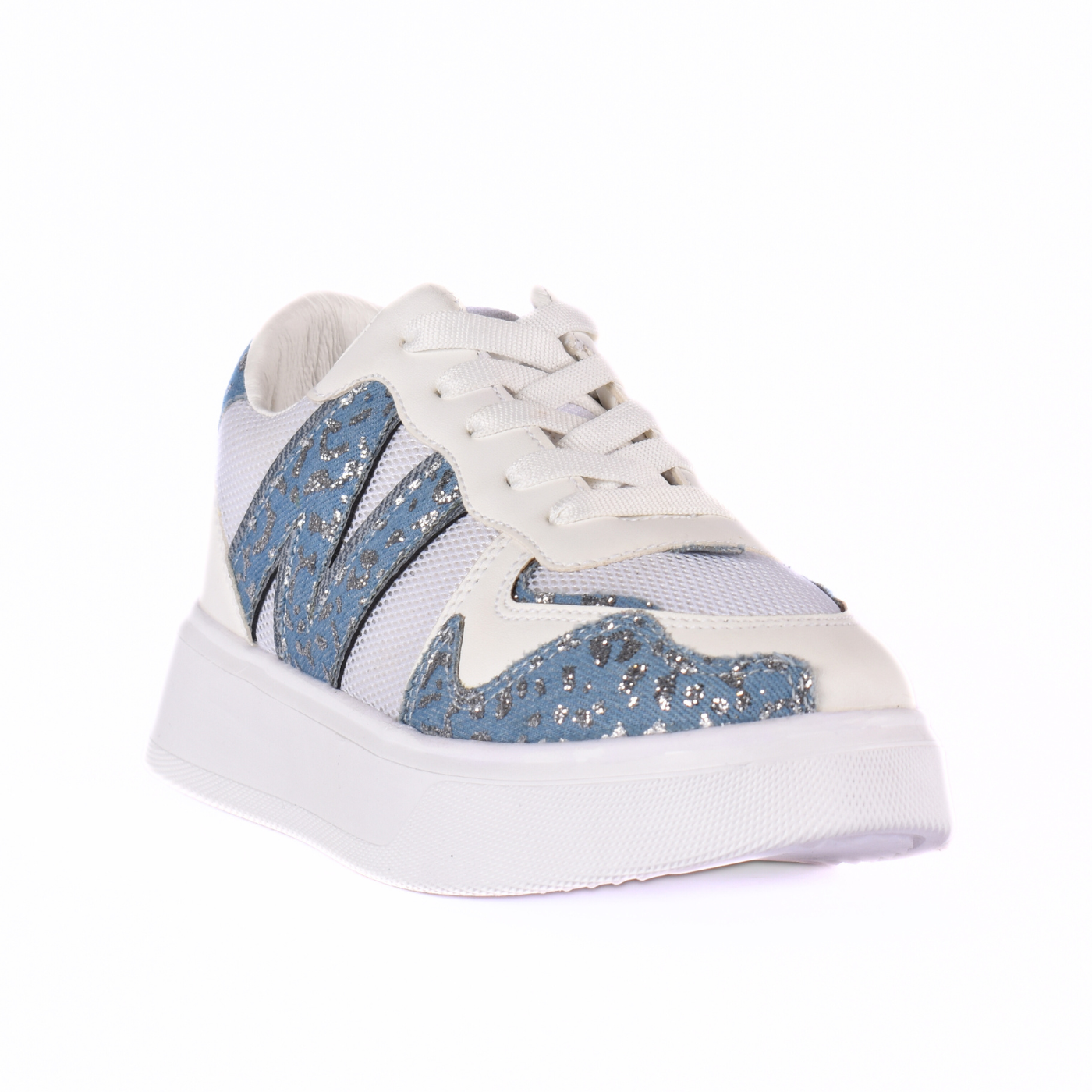 Strassy Denim Sneakers Blue Melouk