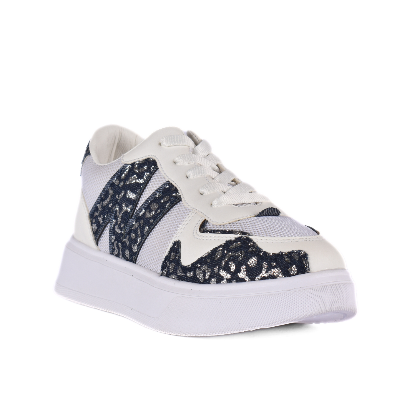 Strassy Denim Sneakers Navy Melouk
