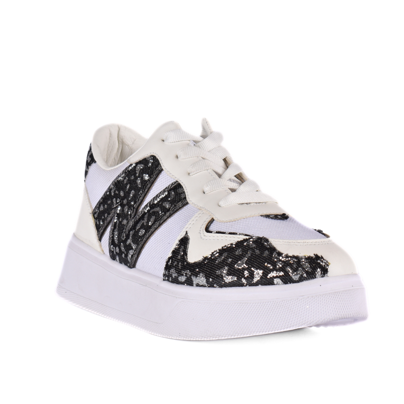 Strassy Denim Sneakers Black Melouk