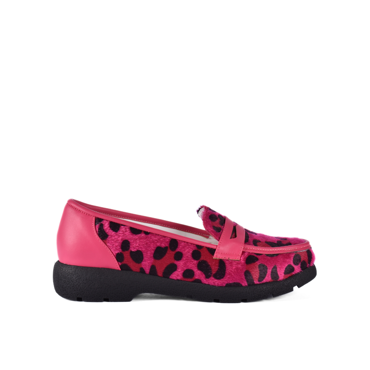 Printed Basic Leather Shoe Melouk
