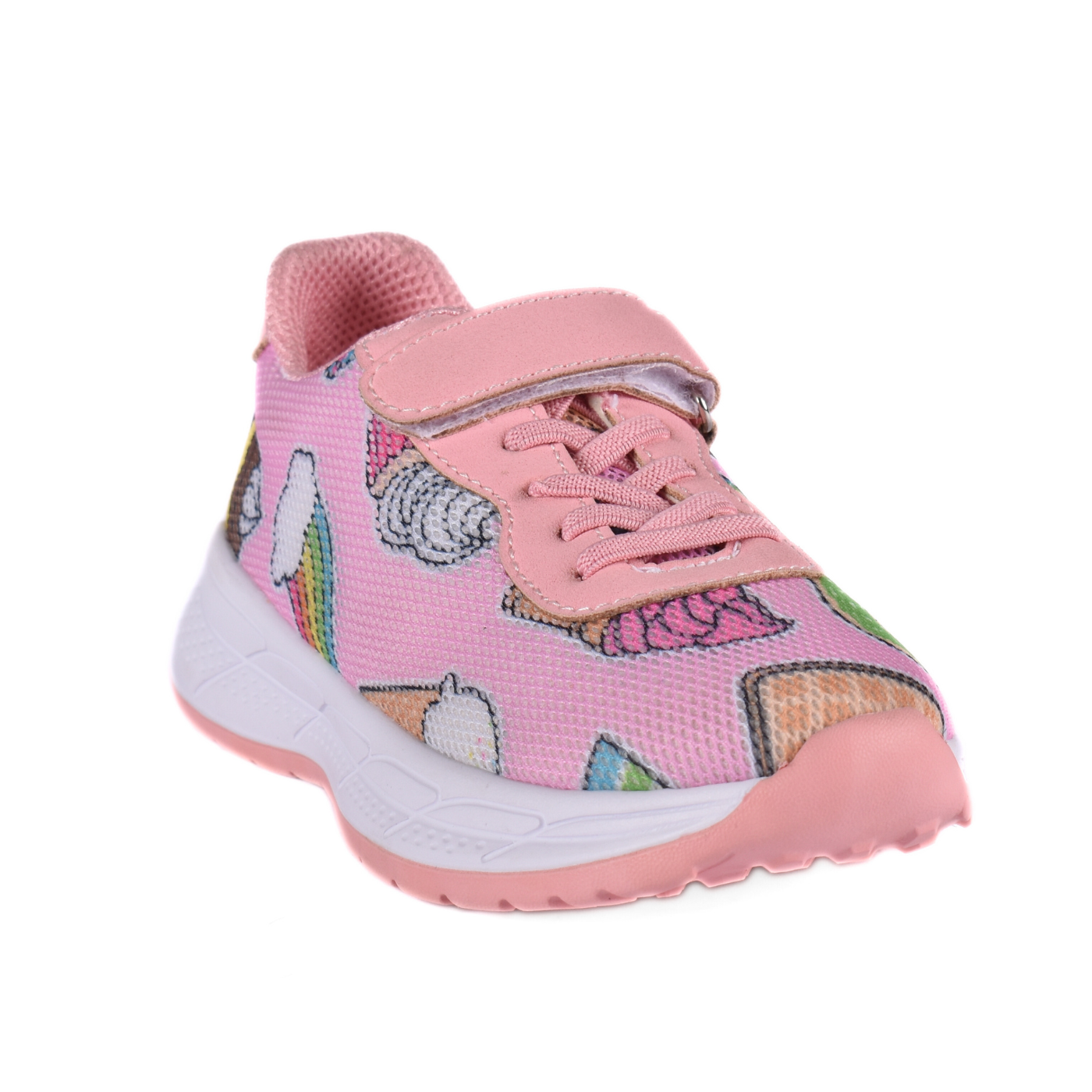 Embossed Sneakers Kids With Details Pink 80 30S Melouk