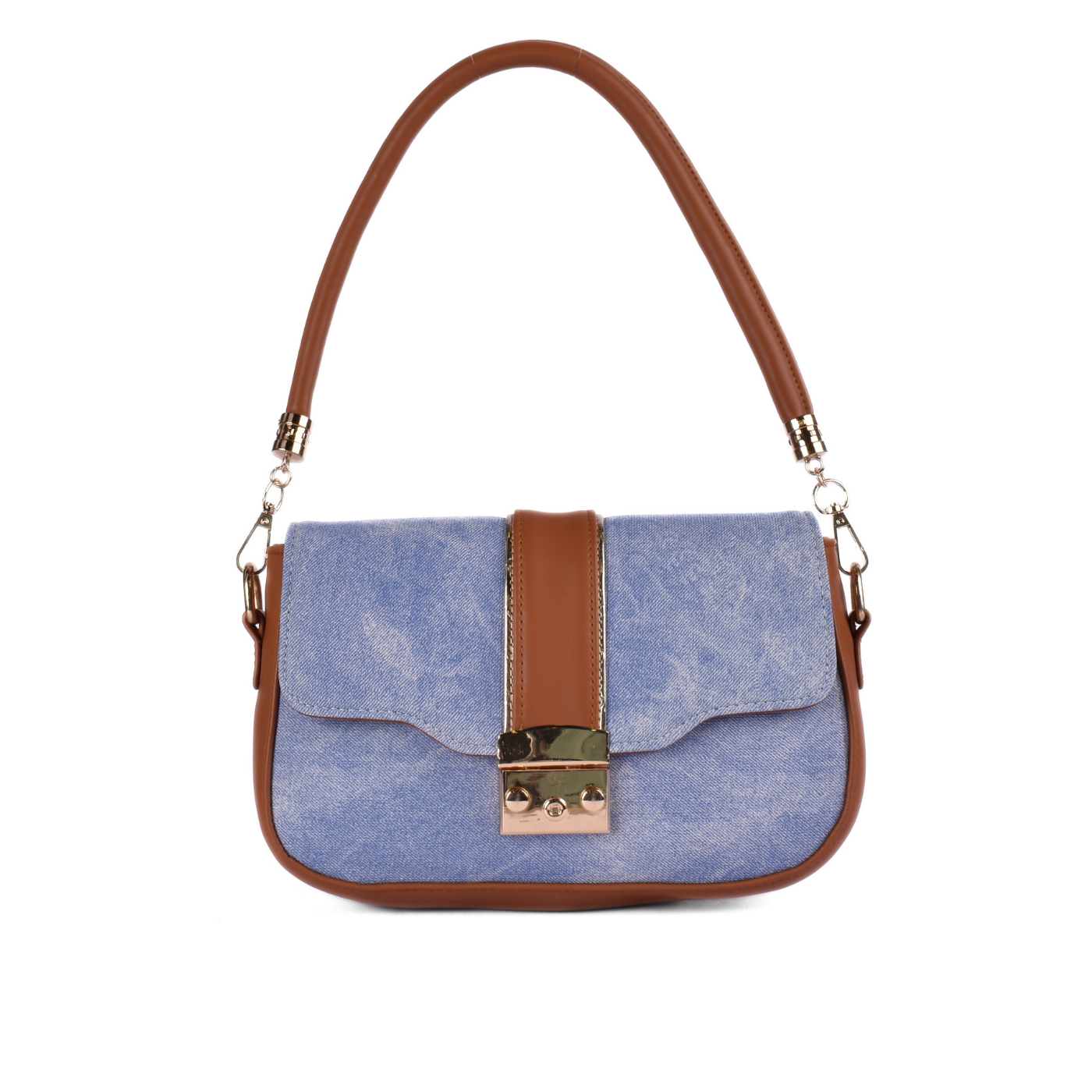 Mini Shades Of Denim Blue Shoulder Bag Light blue Melouk