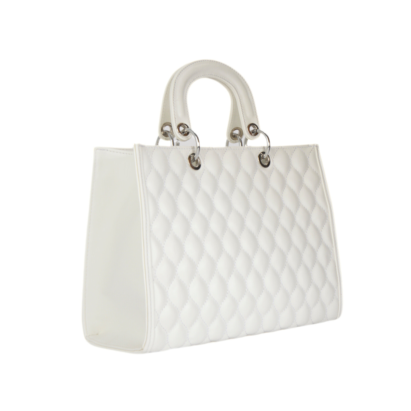 Lined Leather Handbag Melouk