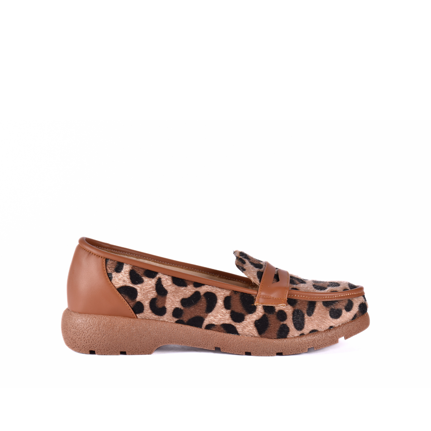 Printed Basic Leather Shoe Melouk