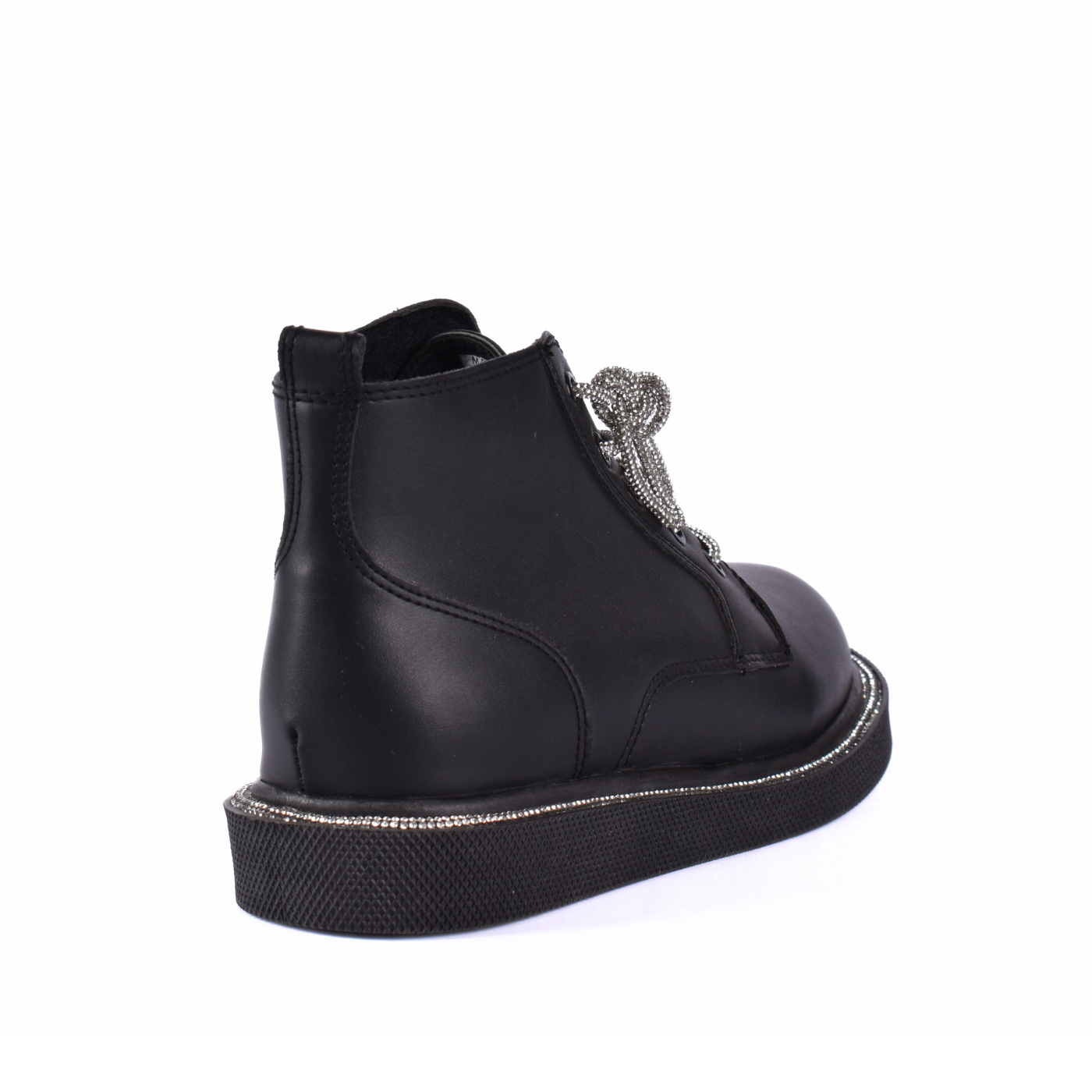 Lace Up Ankle Boots With Stones Melouk