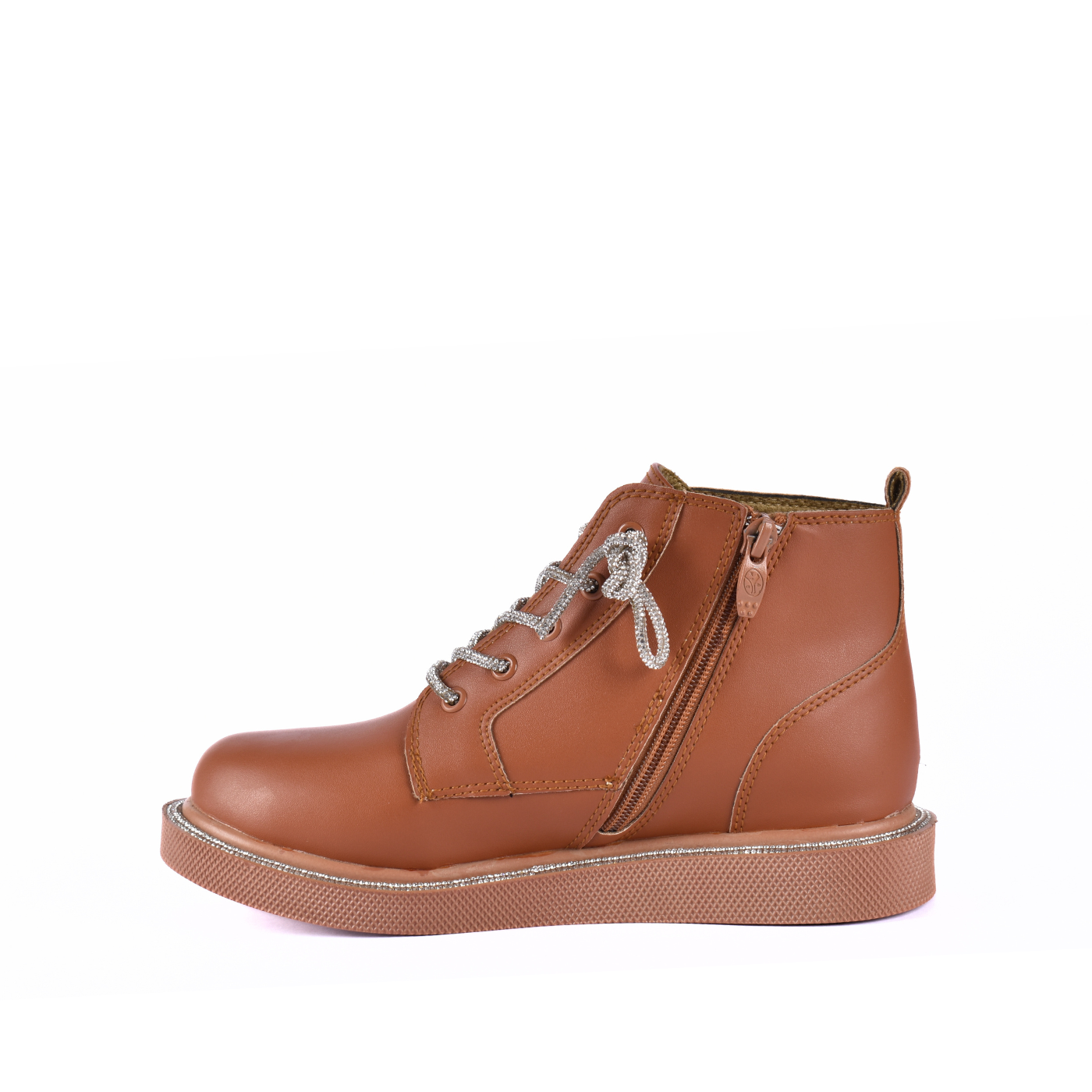 Lace Up Ankle Boots With Stones Melouk
