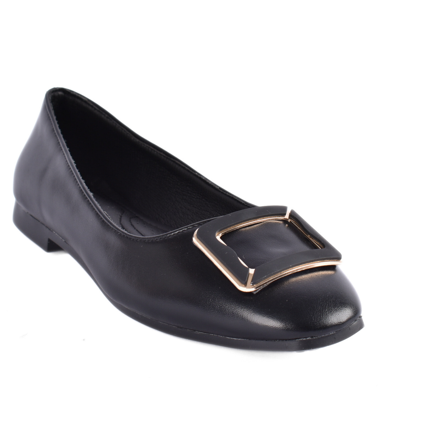 Chic Everyday Ballet Flats for Women Black Melouk
