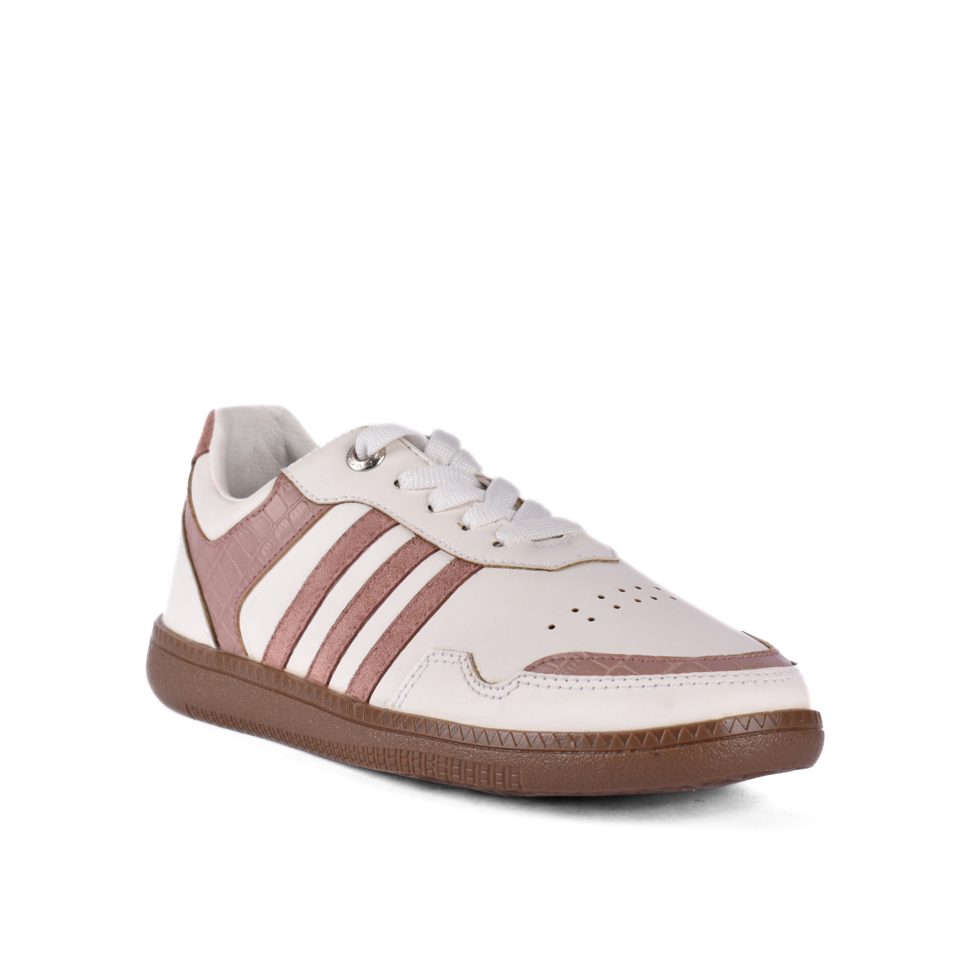Fashionable Sneaker With Trims Light pink Melouk